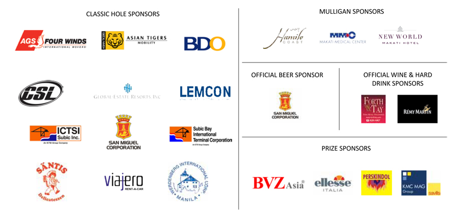 ECCP Annual Golf Challenge 2014 Sponsors