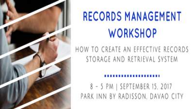 Records Management Workshop: How to Create an Effective Records Storage