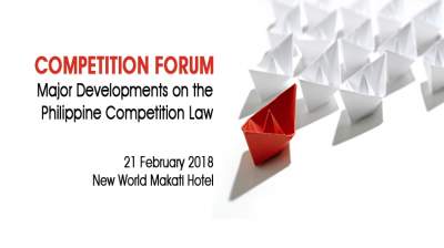 Competition Forum: Major Developments on the Philippine Competition Law