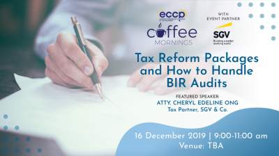 Coffee Mornings: Tax Reform Packages and How to Handle BIR Audits