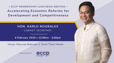 Luncheon Meeting with Cabinet Secretary Karlo Nograles