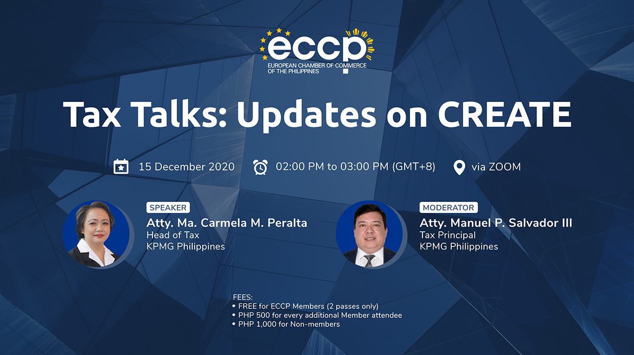 Tax Talks: Updates on CREATE
