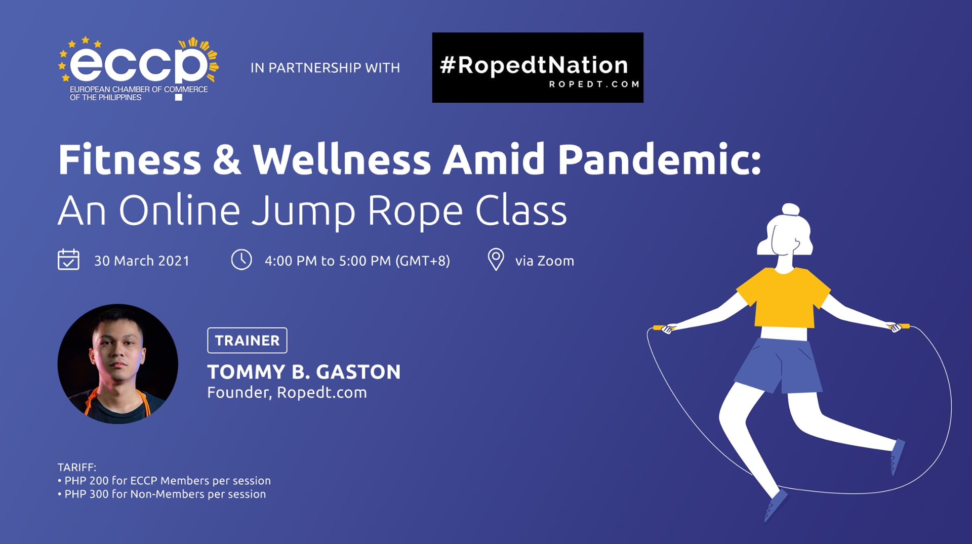 Fitness & Wellness Amid Pandemic An Online Jump Rope Class