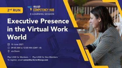 ECCP e-Learning session: Executive Presence in the Virtual Work World (2nd run)