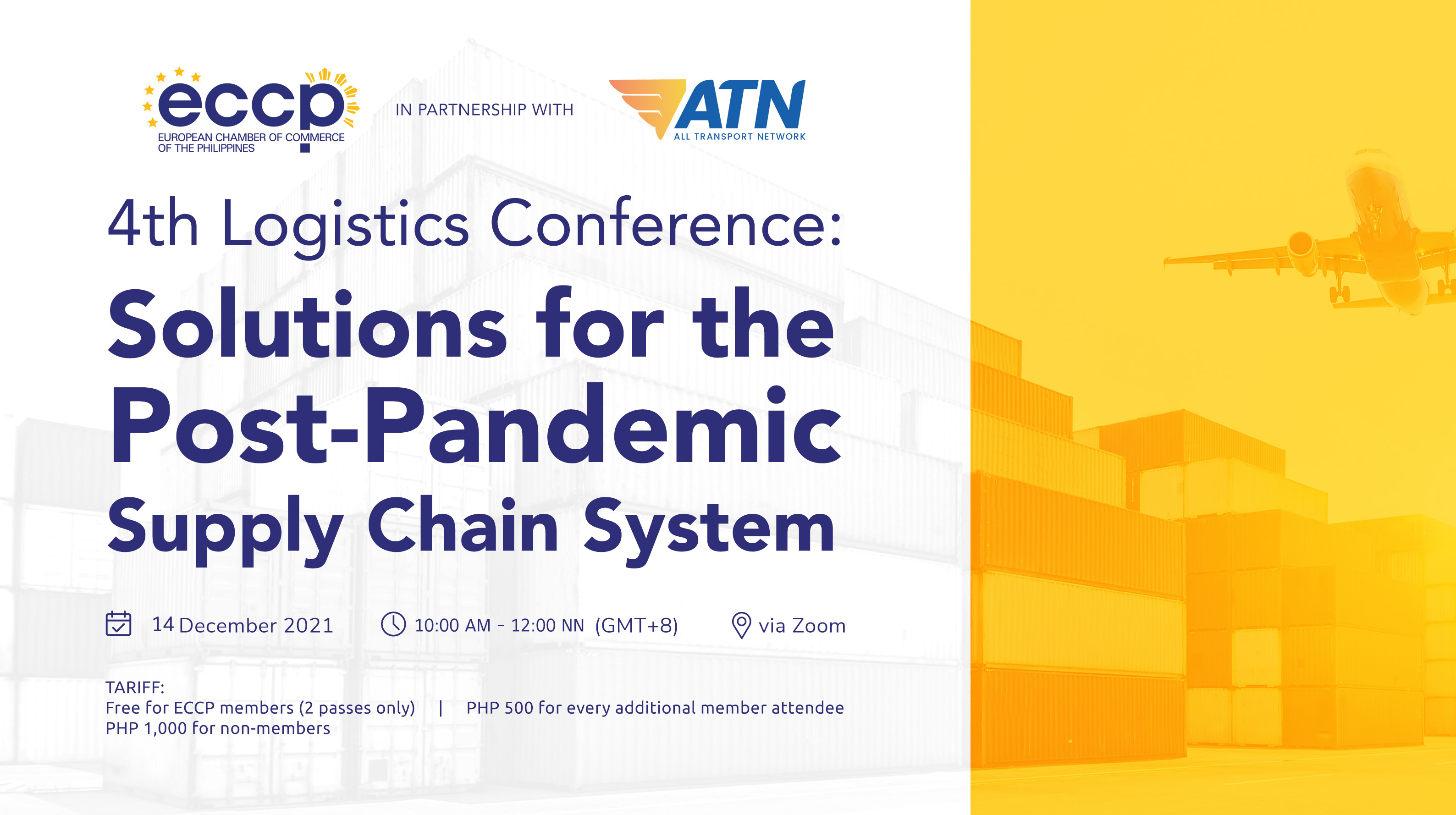 4th Logistics Conference Solutions for PostPandemic Supply Chain System