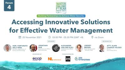 WCF 2021 Series: Accessing Innovative Solutions for Effective Water Management