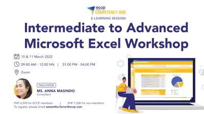 Intermediate to Advanced MS Excel Workshop