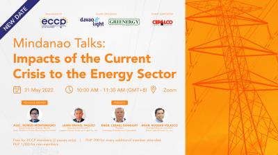 Mindanao Talks: Impacts of the Current Crisis to the Energy Sector