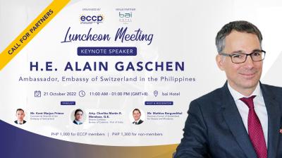 ECCP Luncheon Meeting with H.E. Alain Gaschen of the Embassy of Switzerland