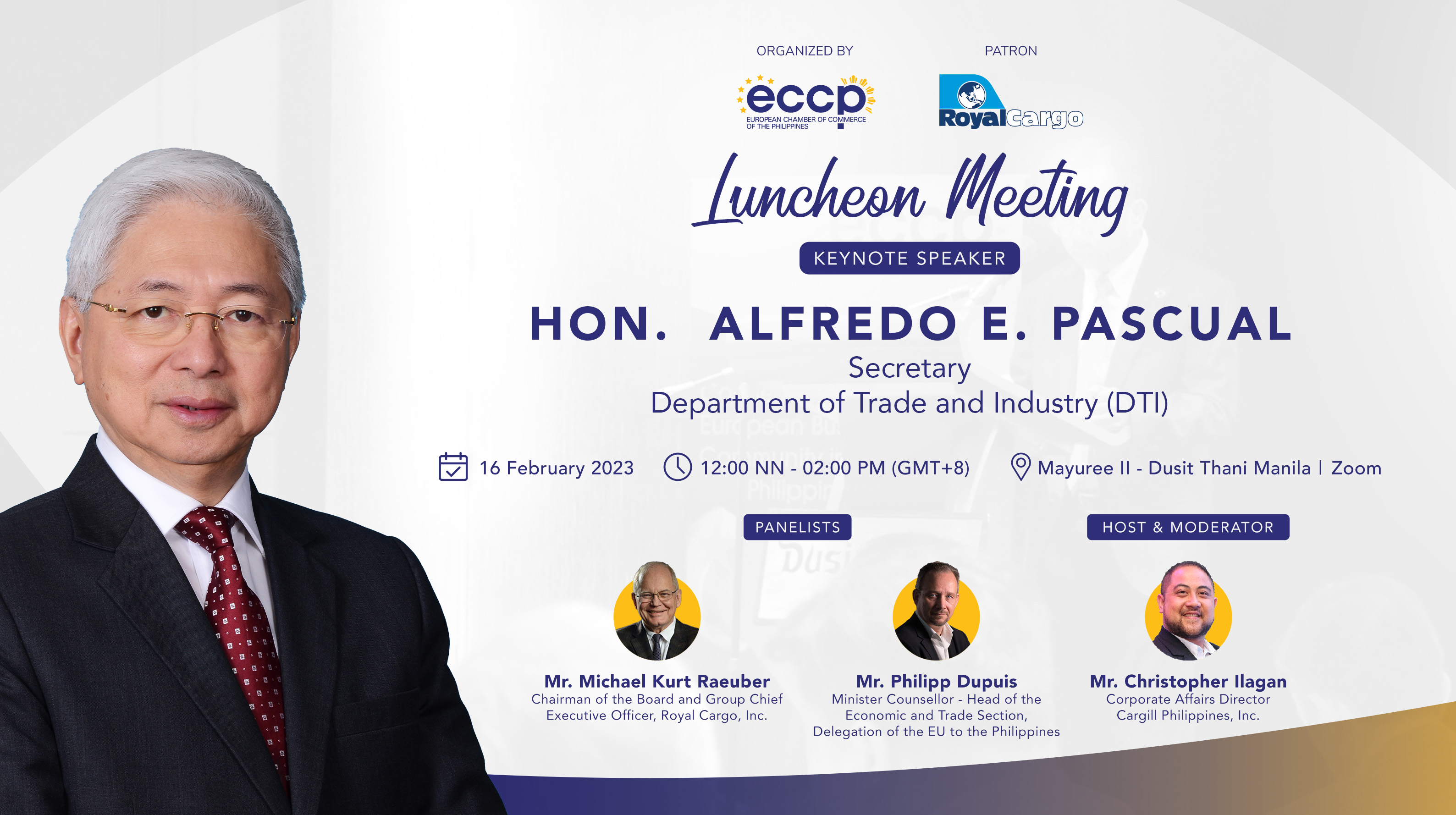 Eccp luncheon meeting with dti secretary alfredo pascual