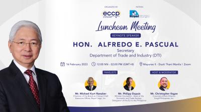 ECCP Luncheon Meeting with DTI Secretary Alfredo Pascual