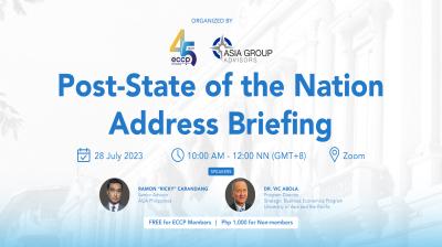 Post-State of the Nation Address Briefing