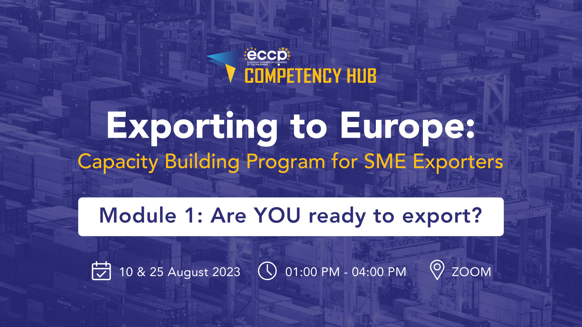 Exporting to Europe Module 1 Are you ready to export?