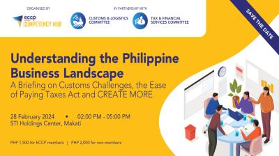 Understanding the Philippine Business Landscape: A Briefing on Customs Challenges, the Ease of Paying Taxes Act and CREATE MORE