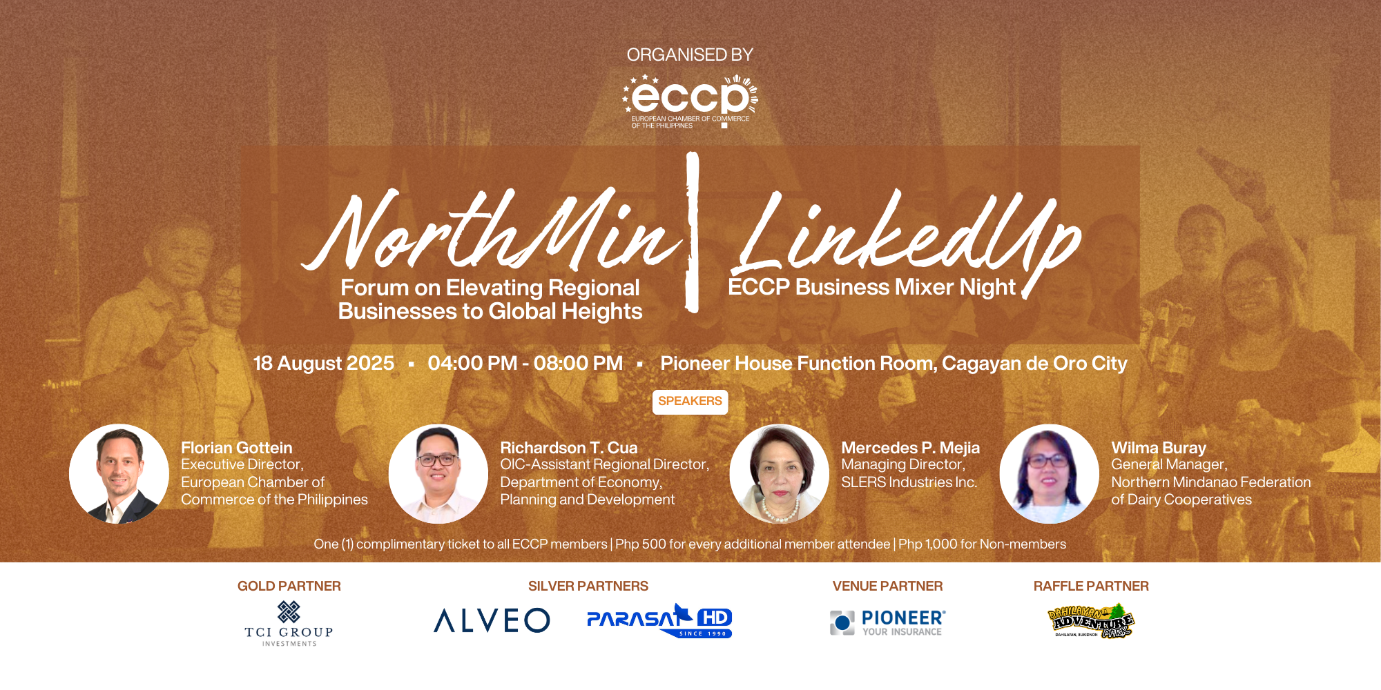 NorthMin: Forum on Elevating Regional Businesses to Global Heights & LinkedUp: ECCP Business Mixer Night