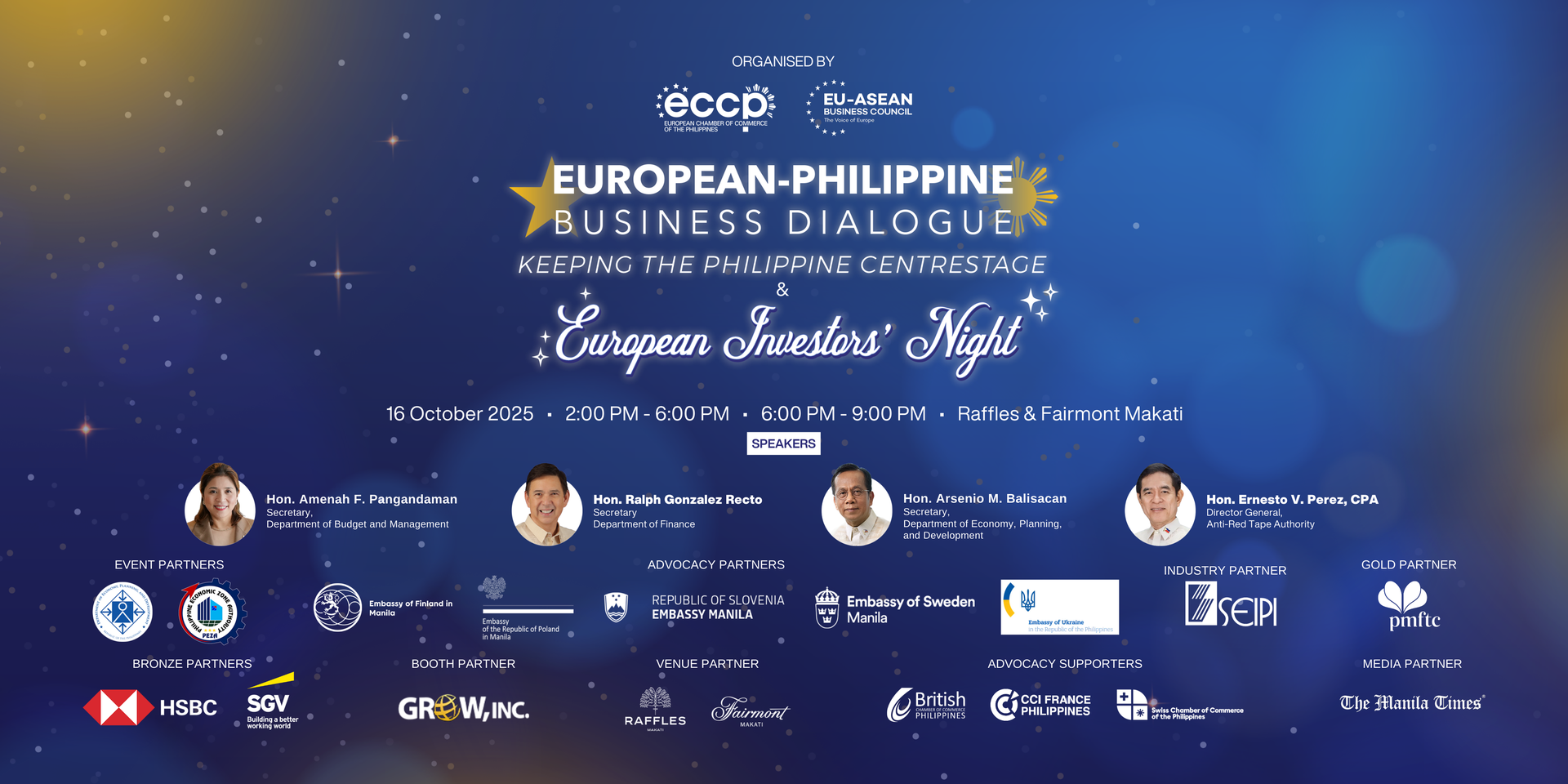 2025 European-Philippine Business Dialogue and European Investors’ Night