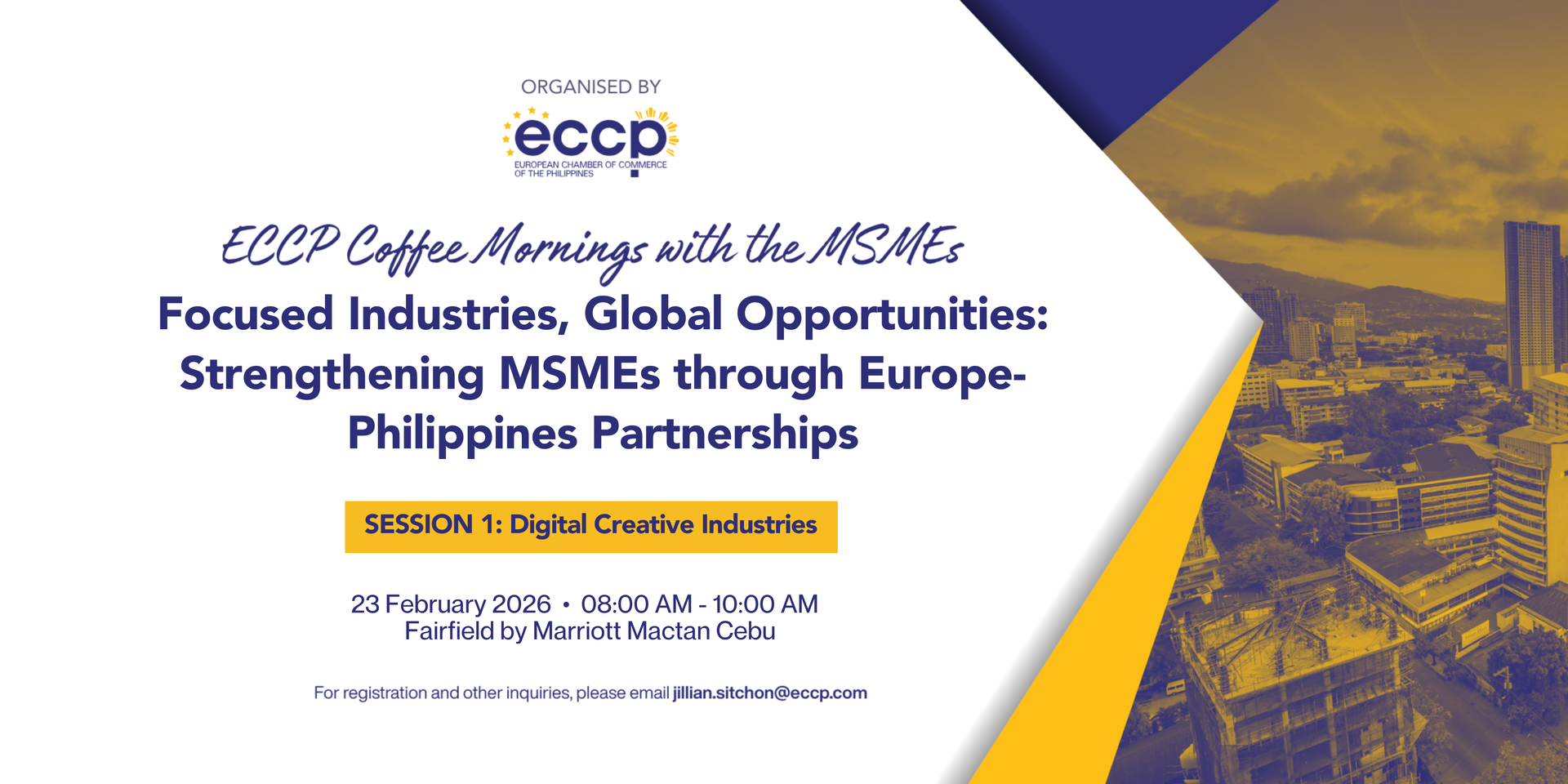 ECCP Coffee Mornings with the MSMEs (Session 1)