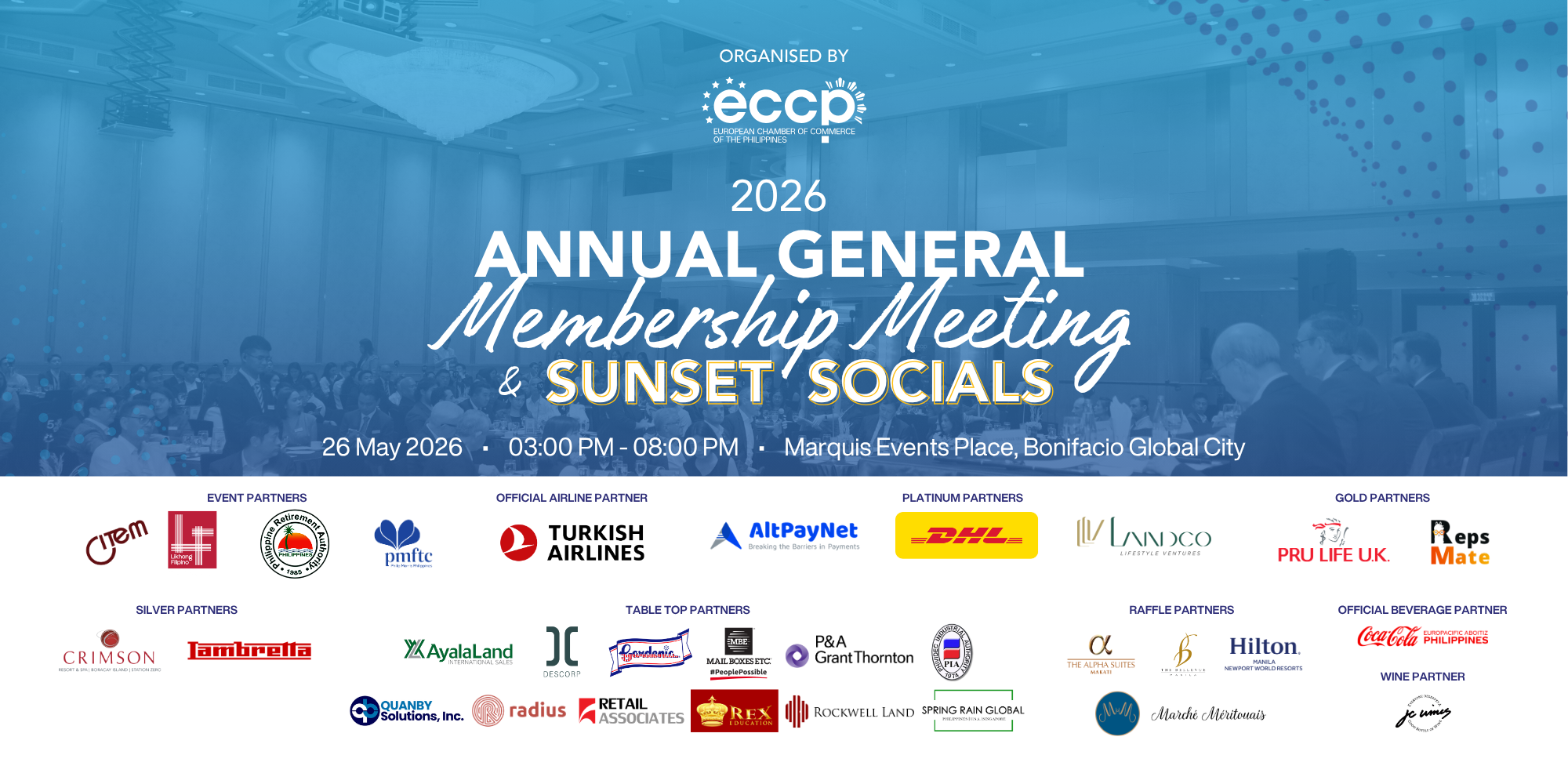 2026 Annual General Membership (AGM) Meeting & Sunset Socials