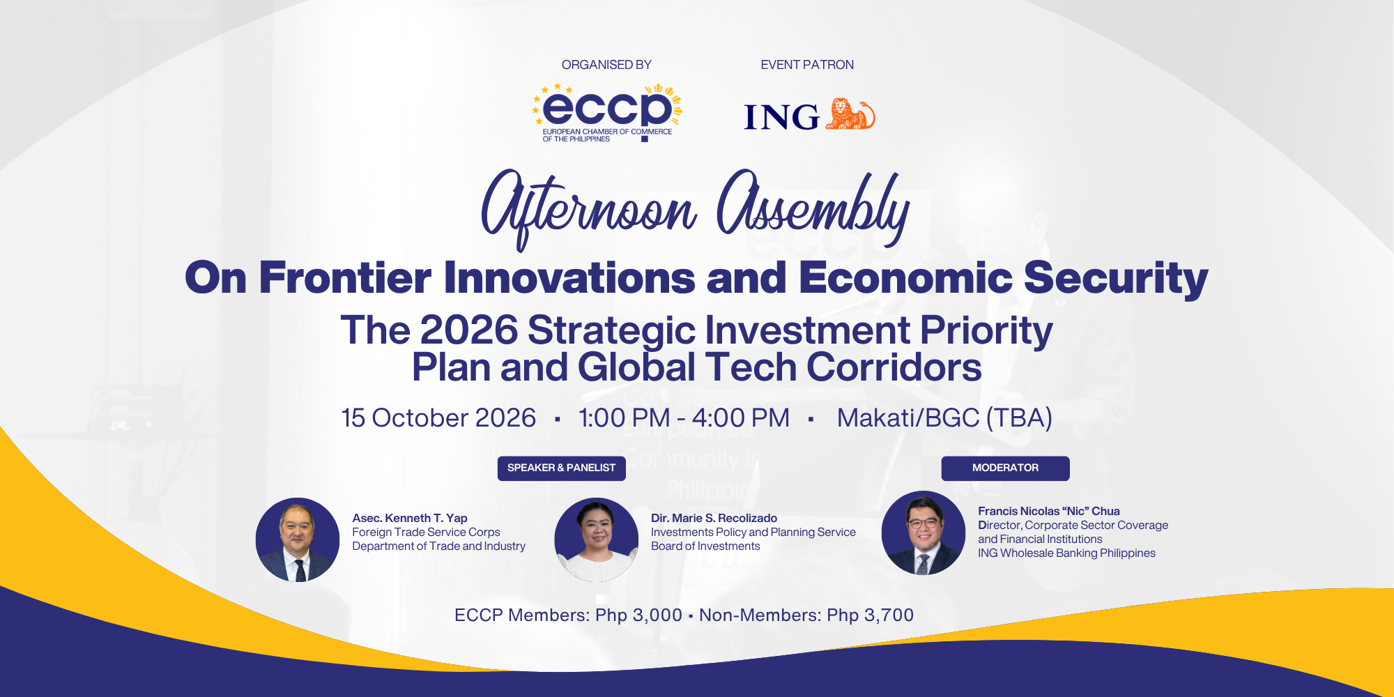 Afternoon Assembly on Frontier Innovations and Economic Security