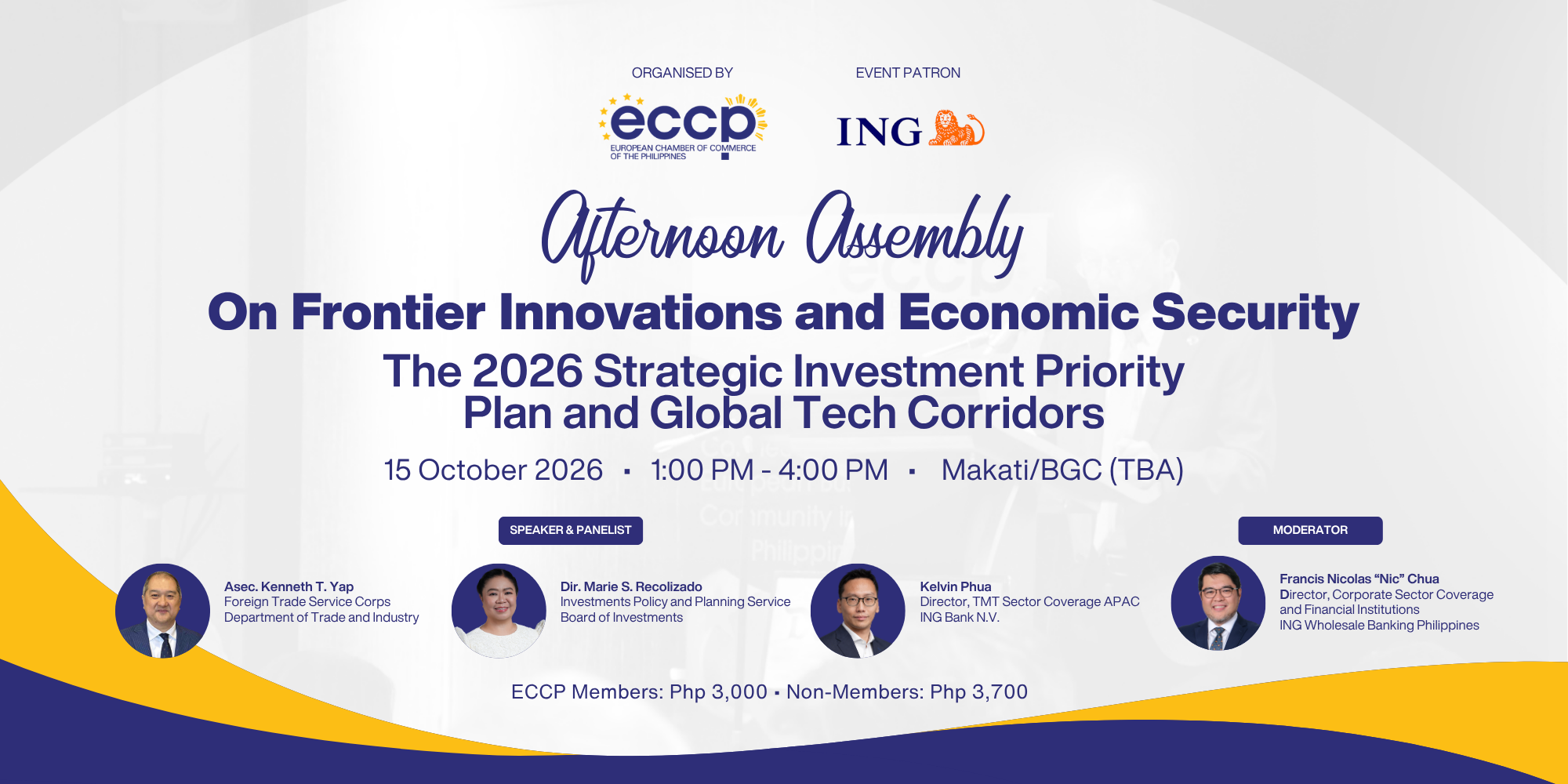 Afternoon Assembly on Frontier Innovations and Economic Security