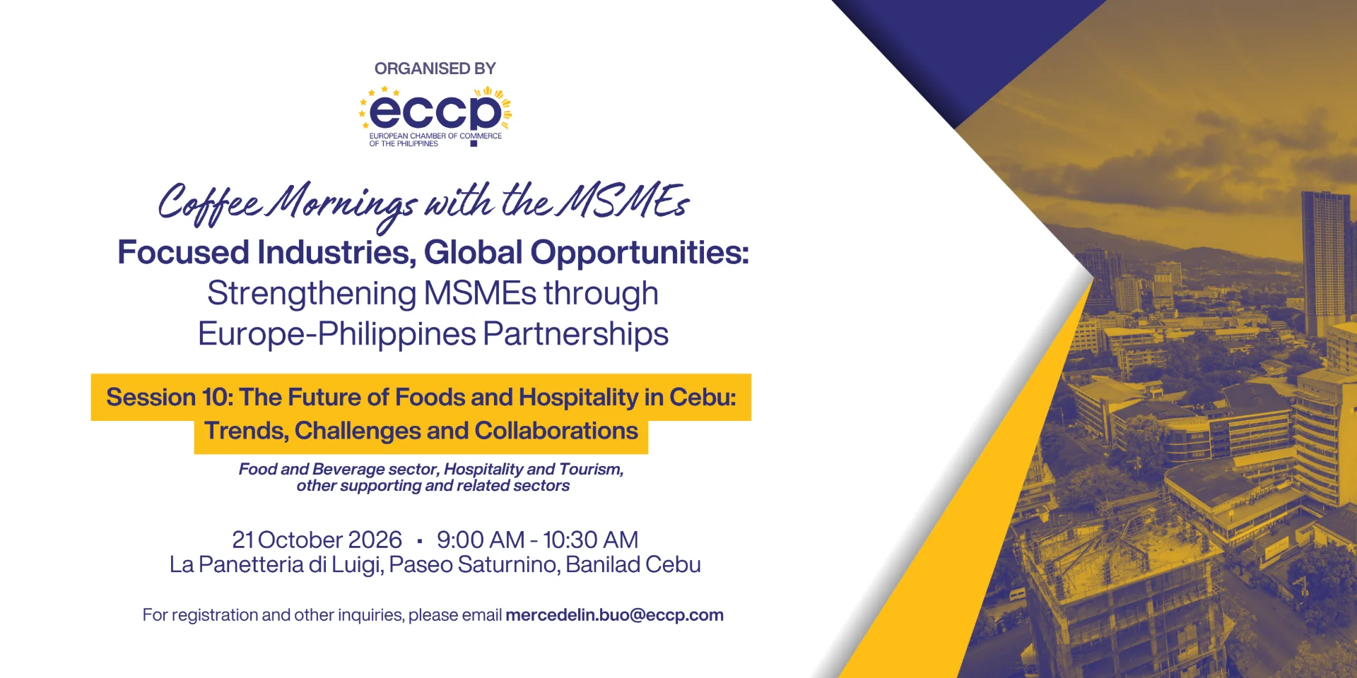 ECCP Coffee Mornings with the MSMEs